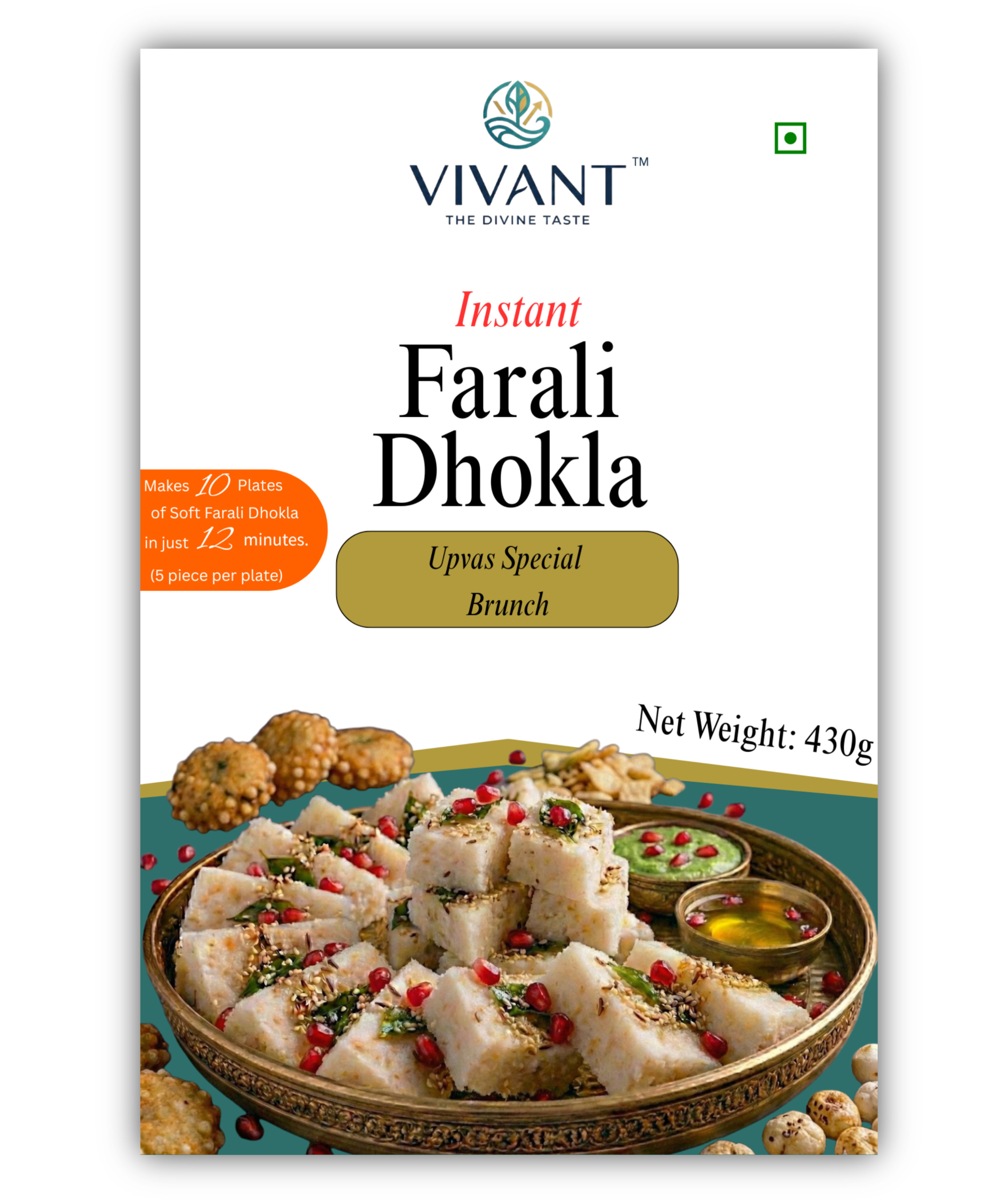 Vivant Instant Farali Dhokla pack
