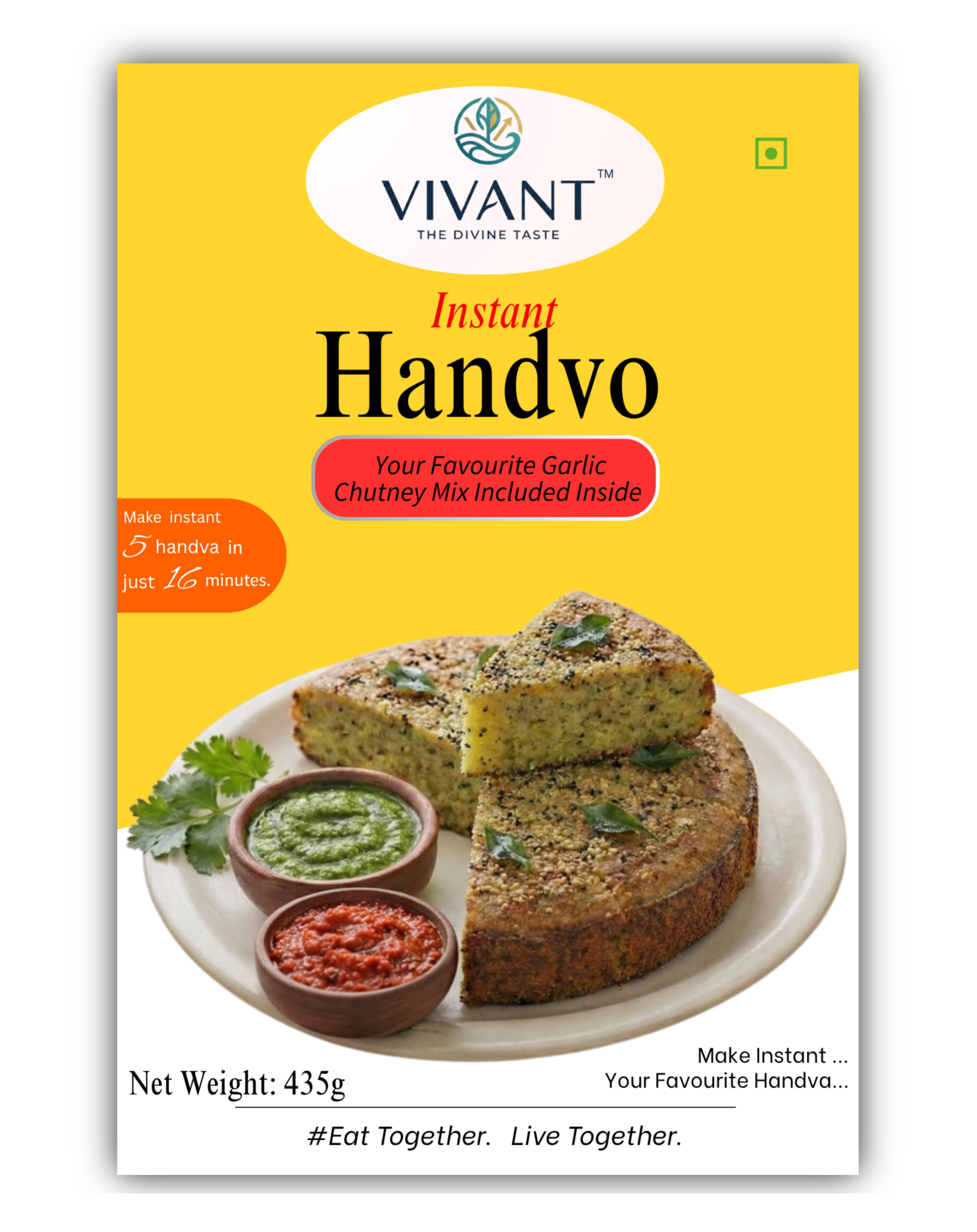 Vivant Instant Handvo pack